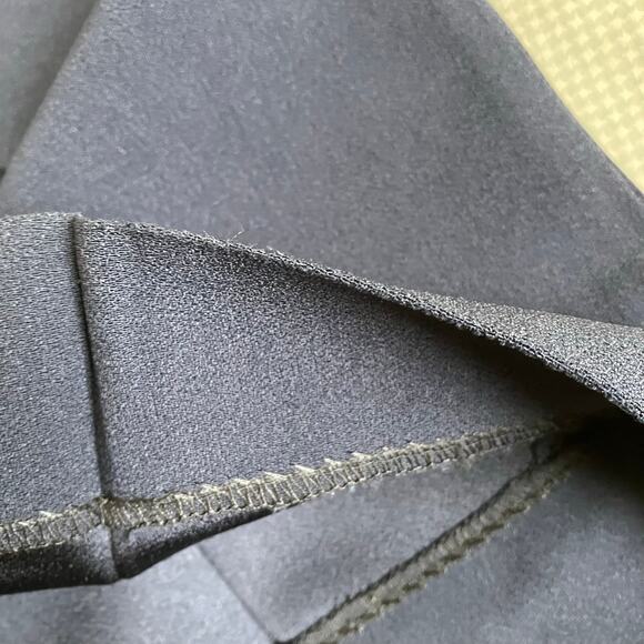 Sèzane US 4 Martin Trouser Pants in Navy High Waisted Wide Leg Chic Old Money - Picture 13 of 16